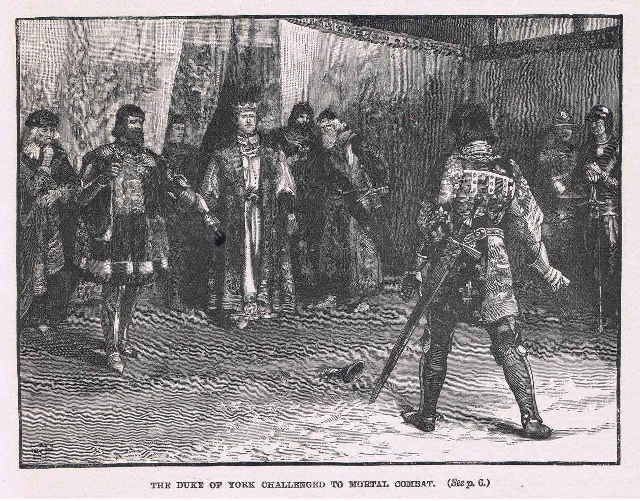 The Duke of York challenged to mortal combat 1451 by Henry Marriott Paget