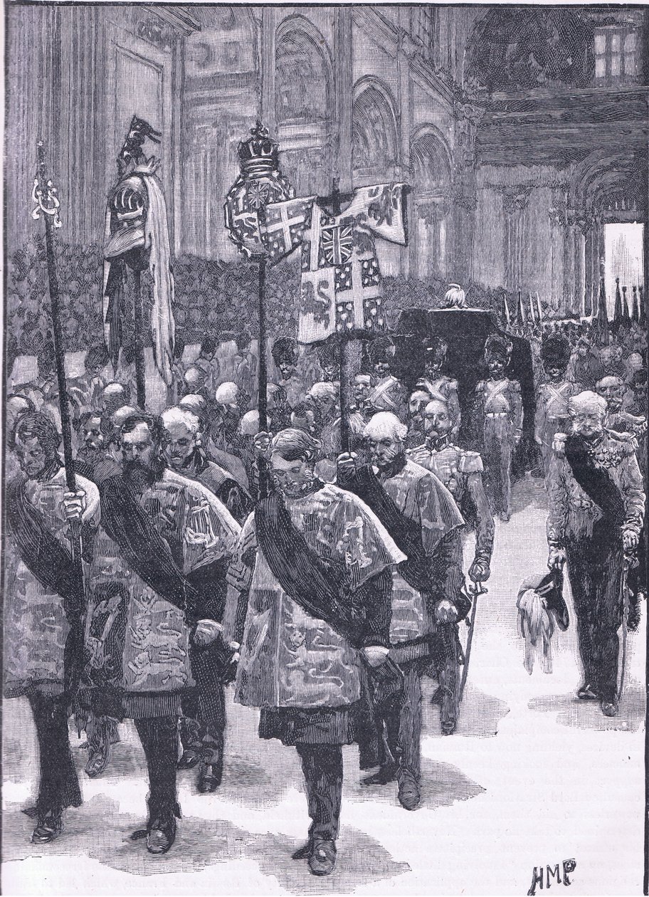 The Burial of Wellington 1852 AD by Henry Marriott Paget