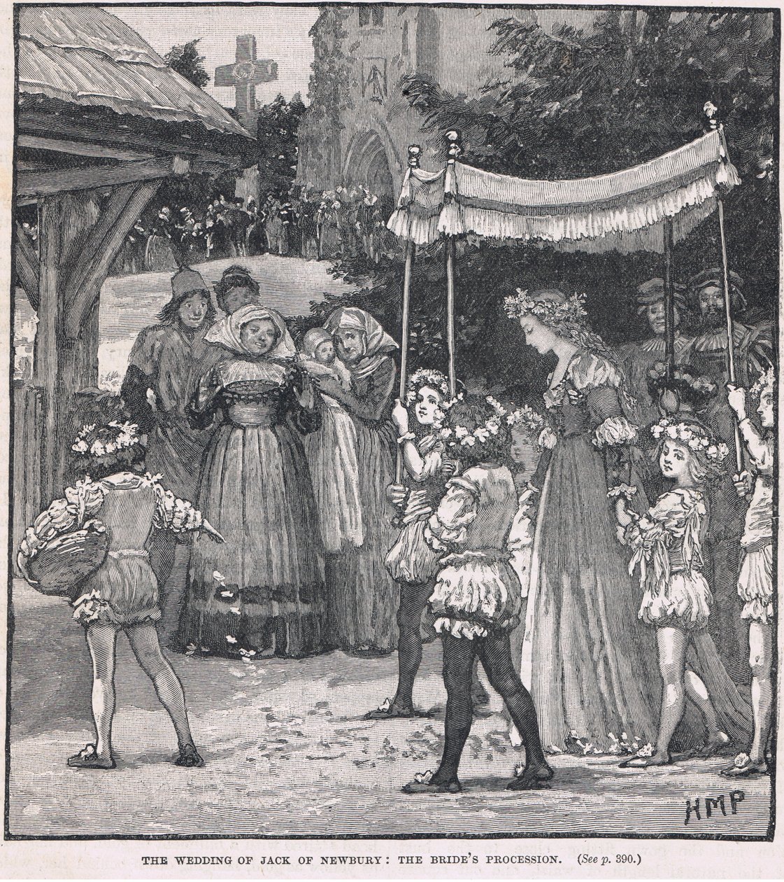 The wedding of Jack of Newbury: the bride