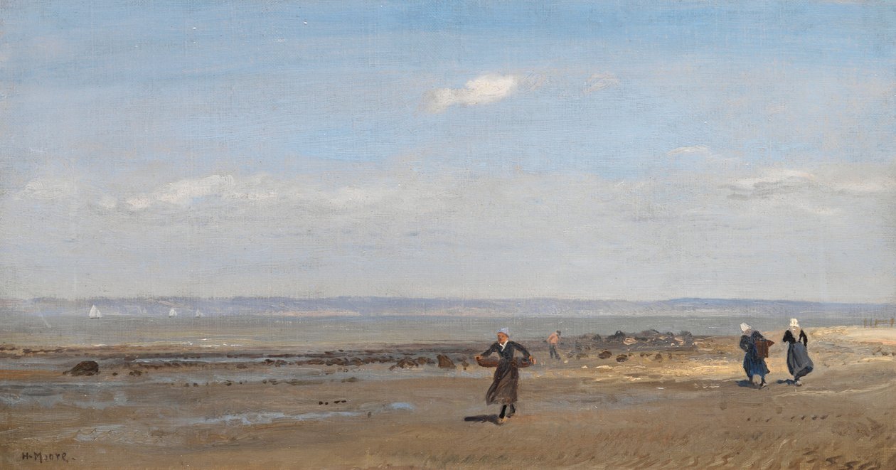 Women on the Beach at Low Tide by Henry Moore