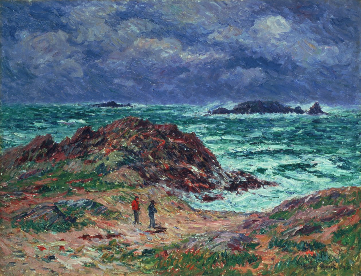 A Squall, Finistere, 1911 by Henry Moret