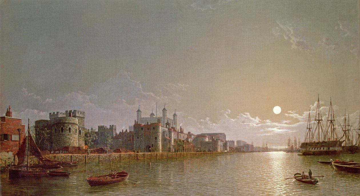 The Thames by Moonlight with Traitors