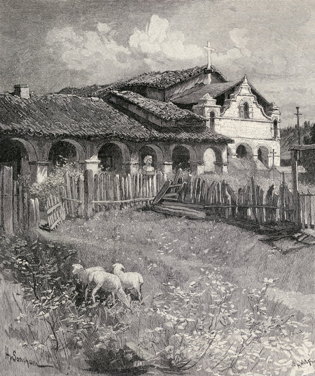 Mission San Antonio de Padua, Jolon, California, from 