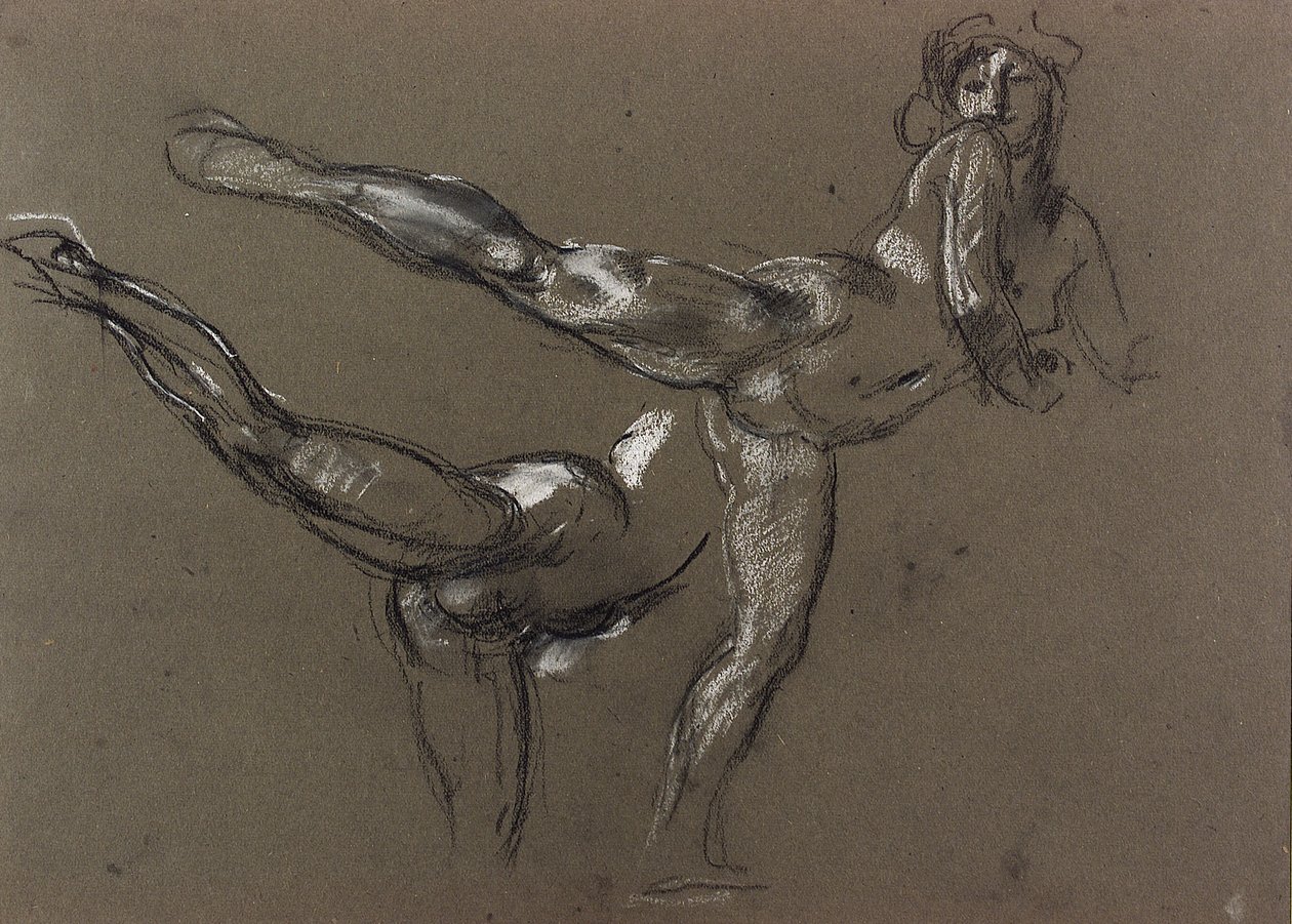 Two Studies of a Female Nude by Henry Tonks