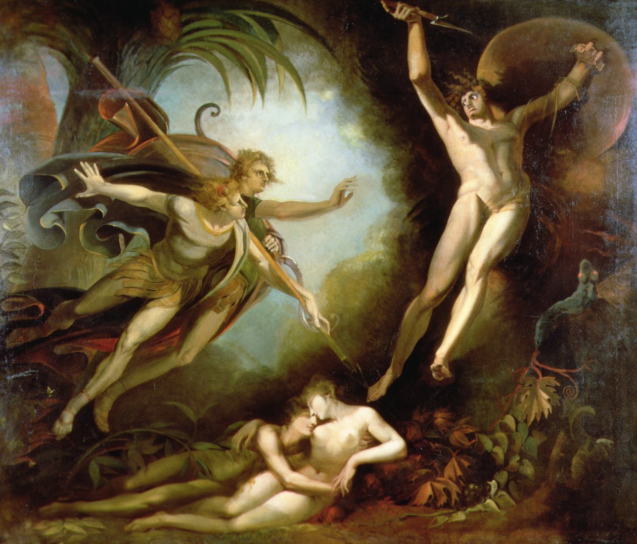 Satan Starting from the Touch of Ithuriel