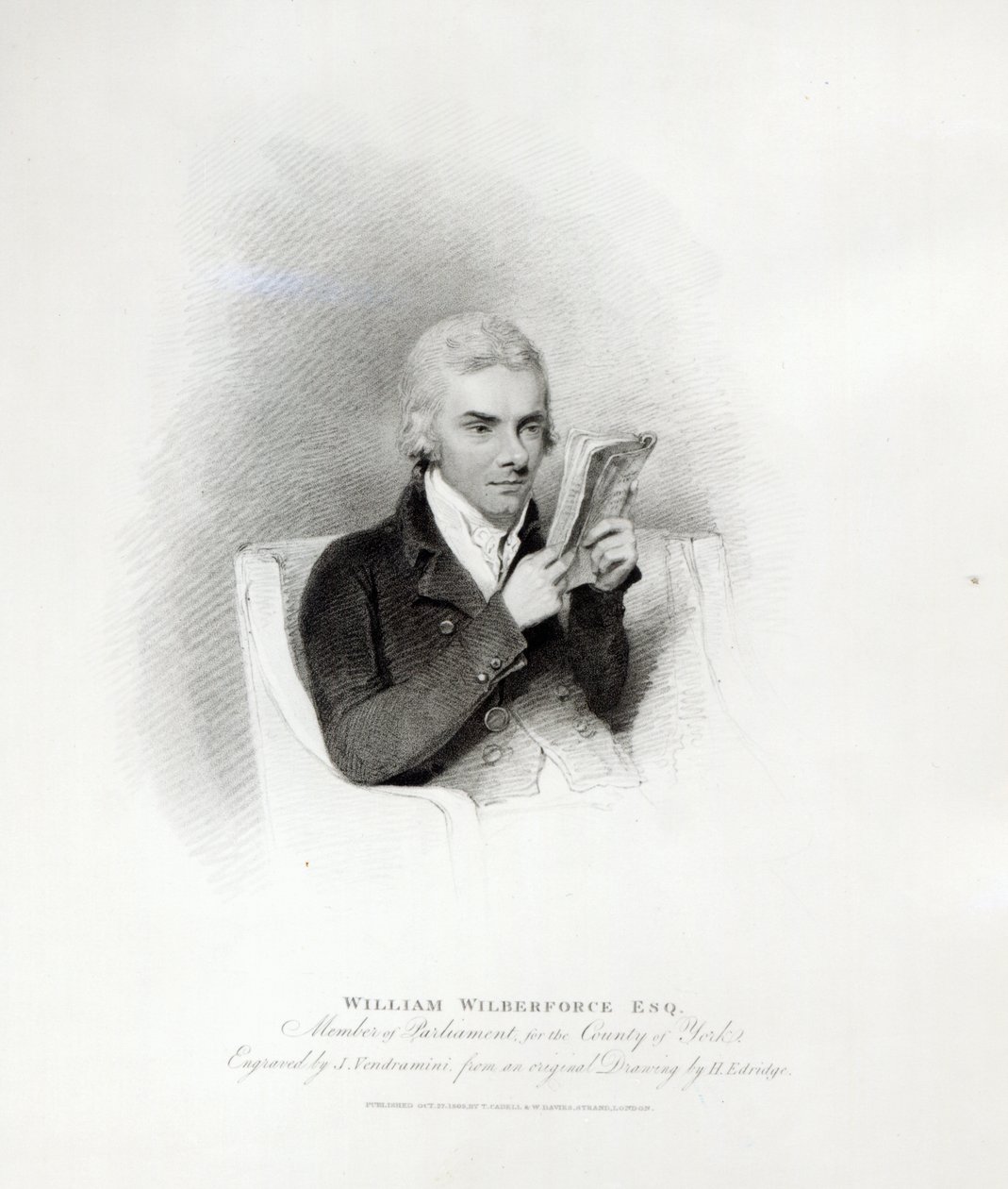 William Wilberforce, engraved by J. Vendramini by Henry (after) Edridge