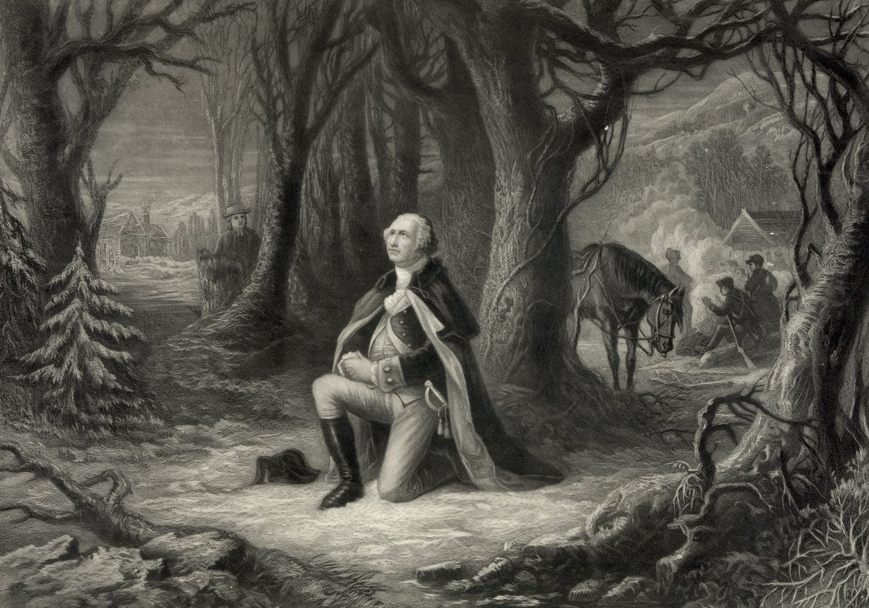 The Prayer At Valley Forge by Henry Brueckner