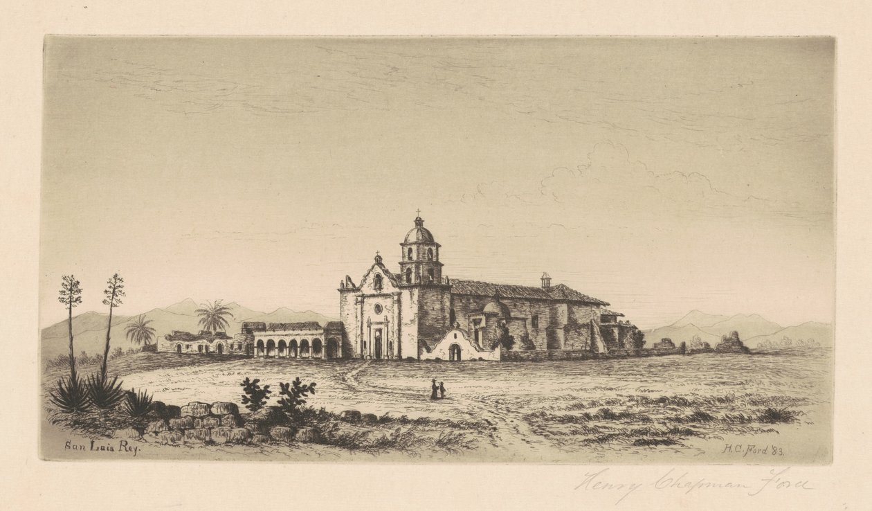 Mission San Luis Rey de Francia by Henry Chapman Ford