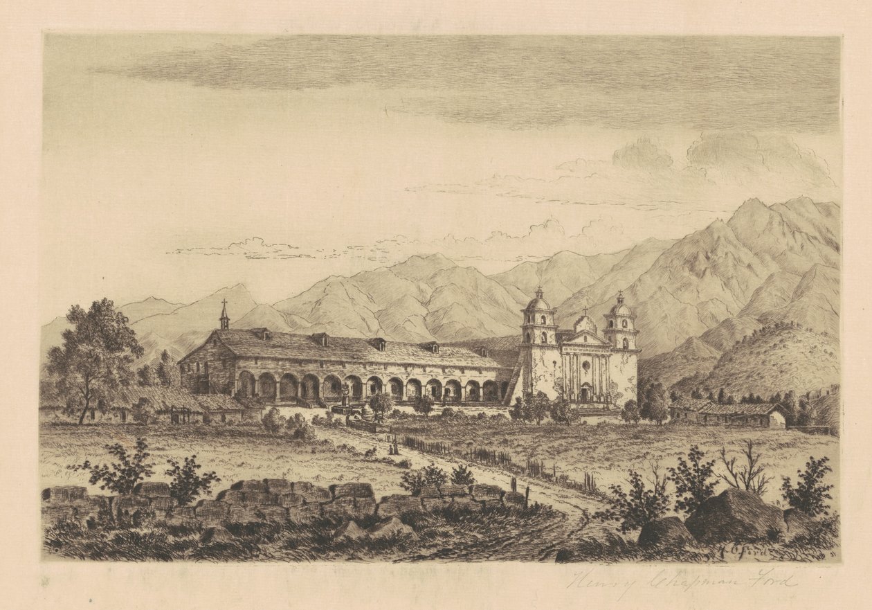 Mission Santa Barbara by Henry Chapman Ford