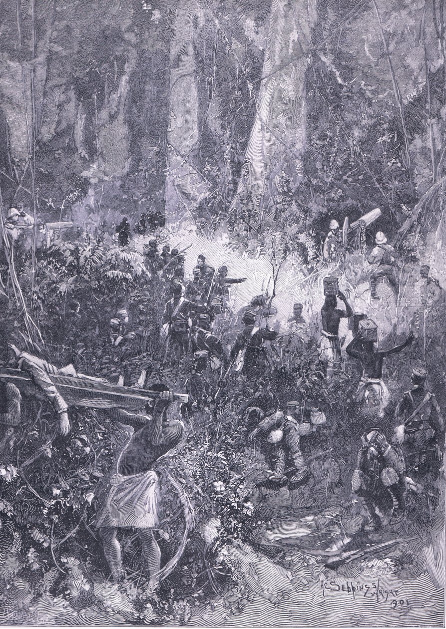 The Ashanti War 1900: A Fight in the Forest by Henry Charles Seppings Wright