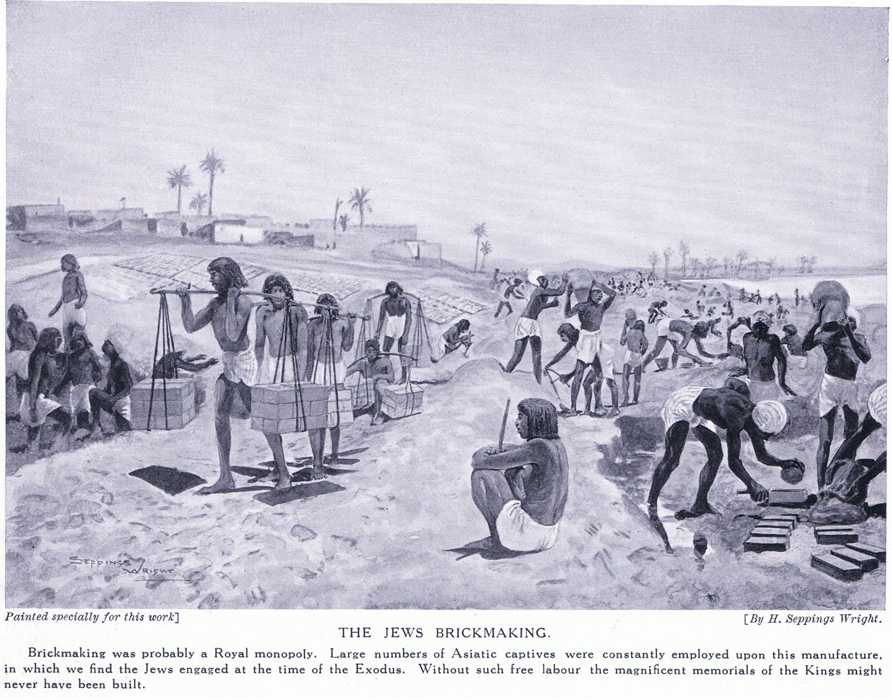 The Jews Brickmaking by Henry Charles Seppings Wright