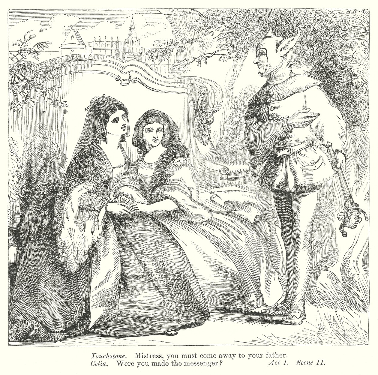 As You Like It by Henry Courtney (after) Selous