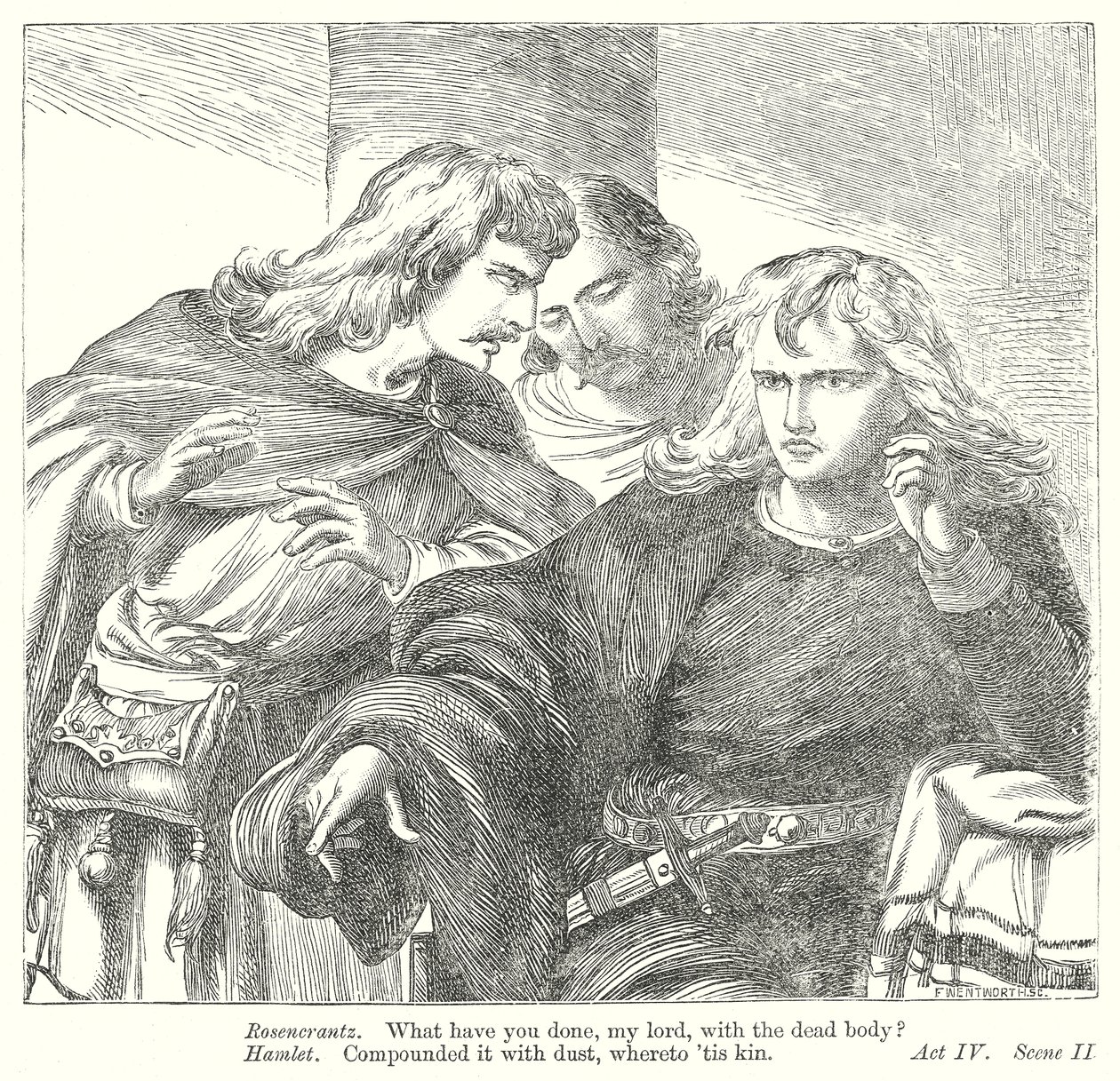 Hamlet by Henry Courtney (after) Selous