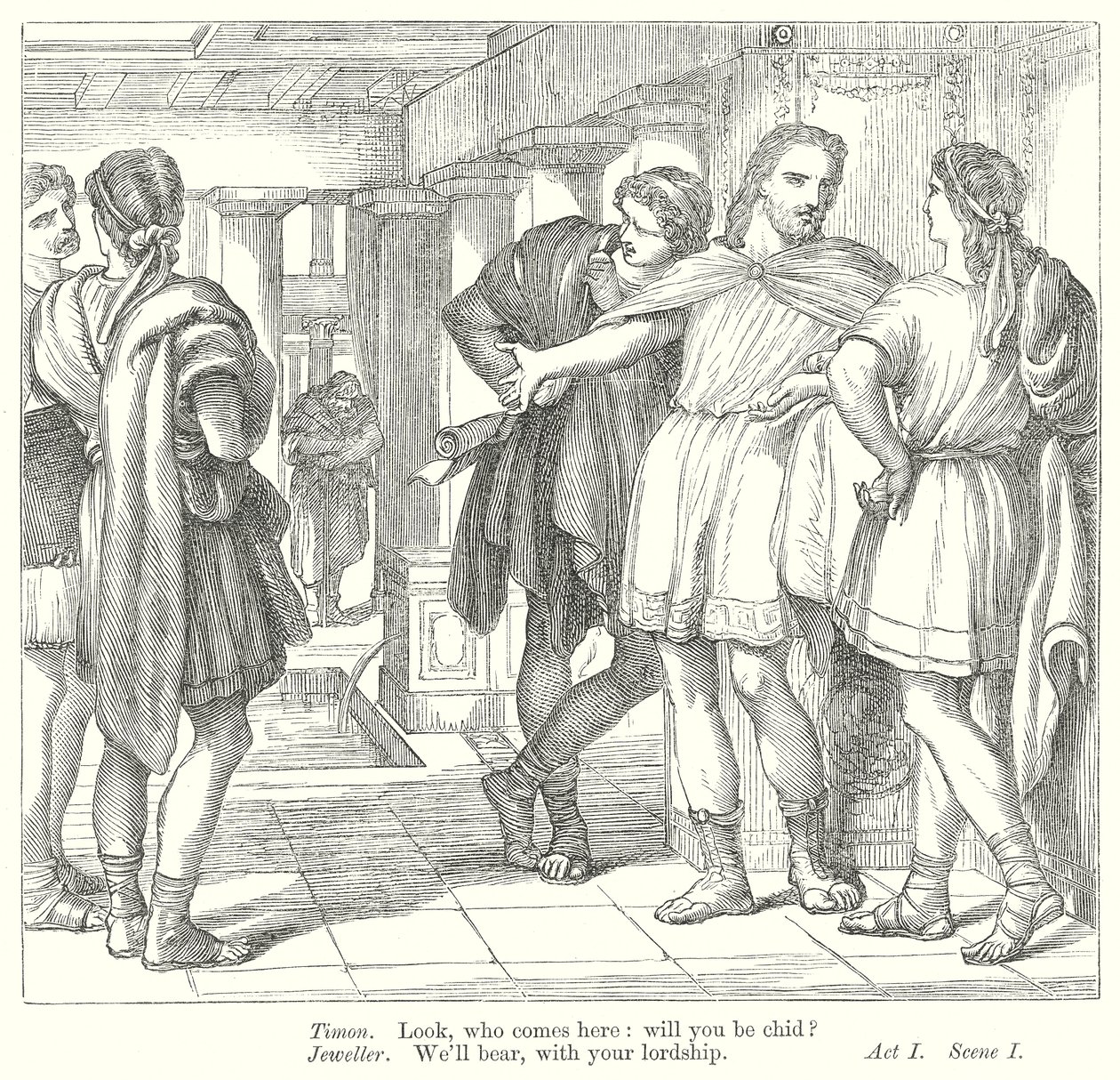 Timon of Athens by Henry Courtney (after) Selous