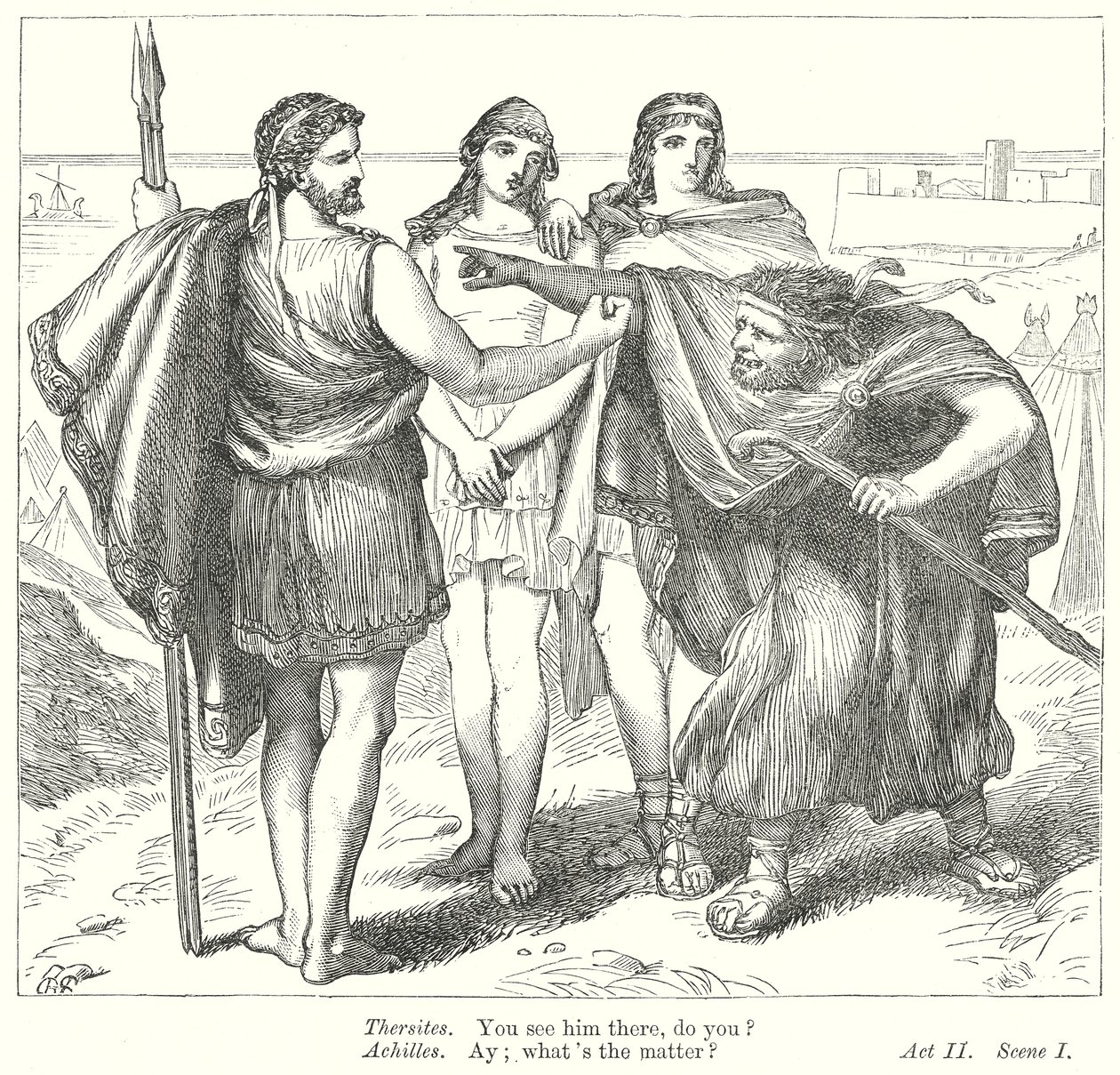 Troilus and Cressida by Henry Courtney (after) Selous