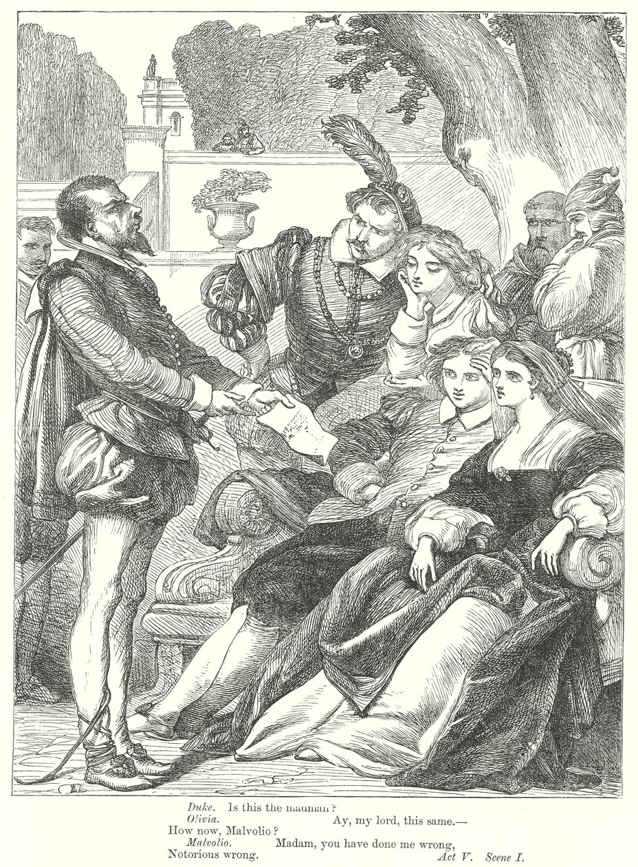 Twelfth Night by Henry Courtney (after) Selous