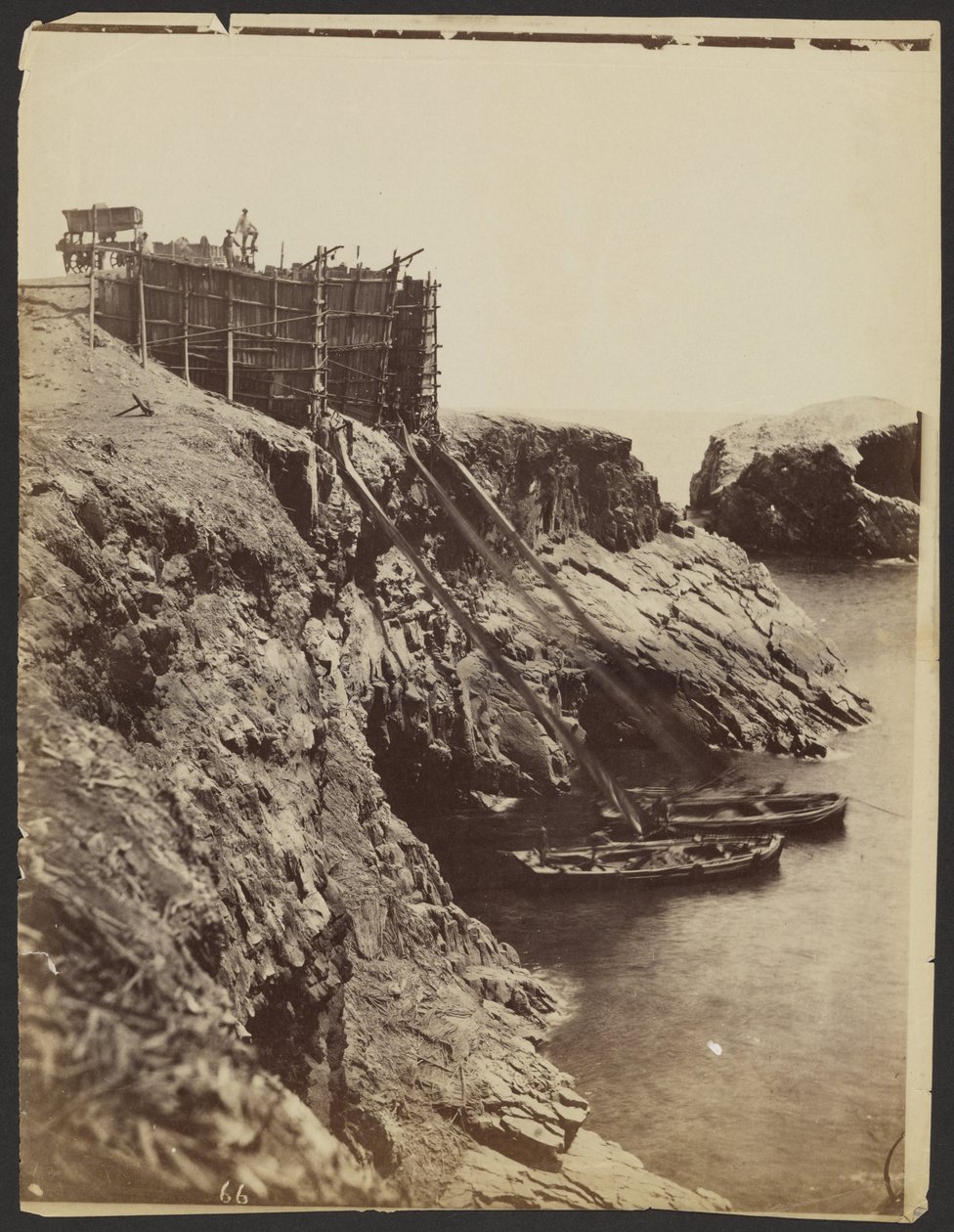 Shoots for Loading the Lighters with Guano, Chincha Islands by Henry DeWitt Moulton