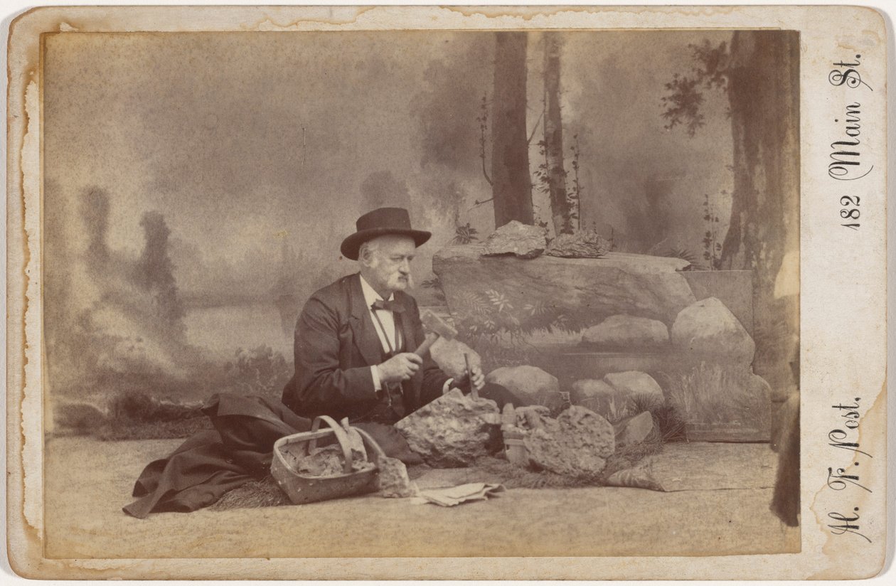 Dominic Parsons Hunting for Fossils, c. 1896 by Henry F. Post