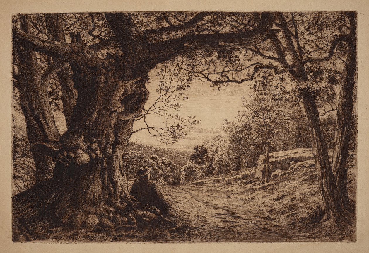 On The Hillside by Henry Farrer