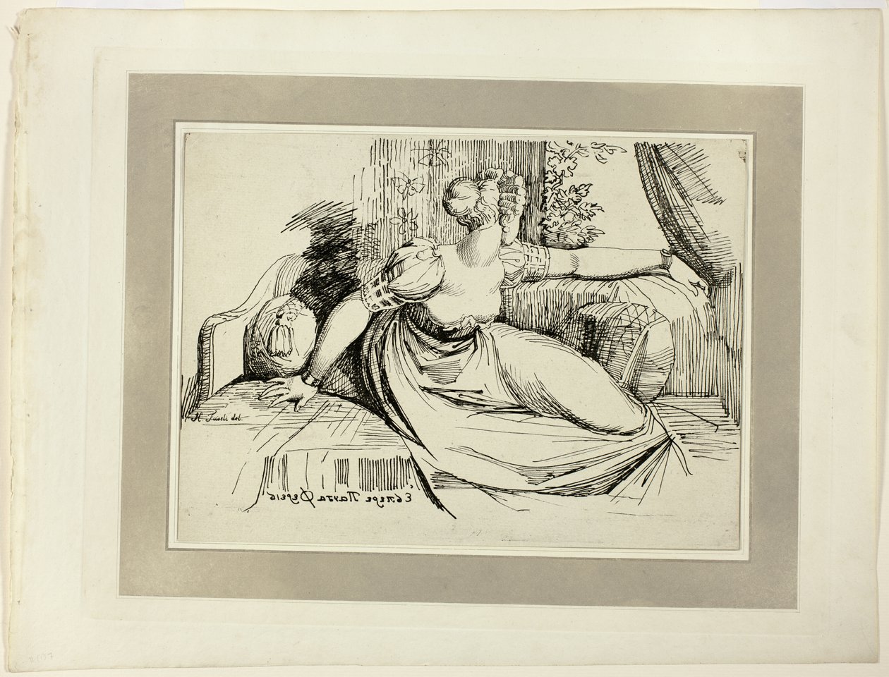 A Woman Sitting by the Window (