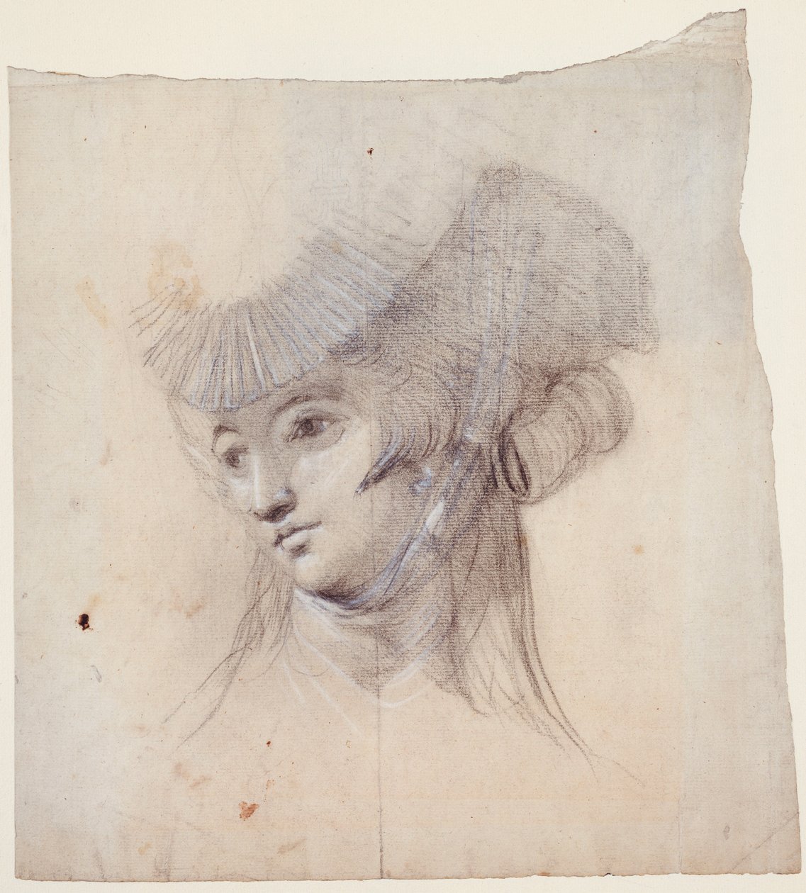 Portrait Study of a Woman, Probably Mrs Fuseli by Johann Heinrich Füssli