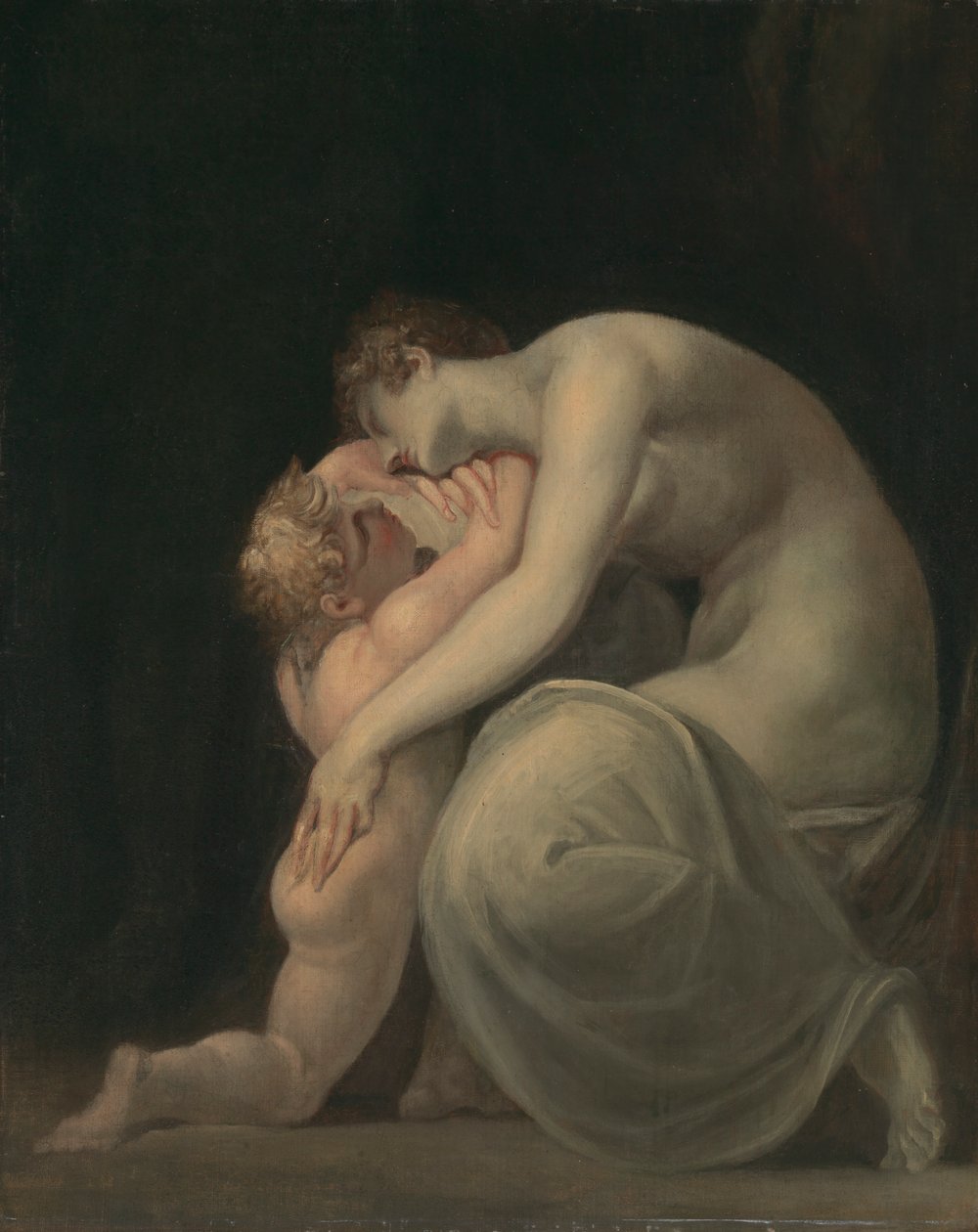 Tekemessa and Eurysakes by Johann Heinrich Füssli
