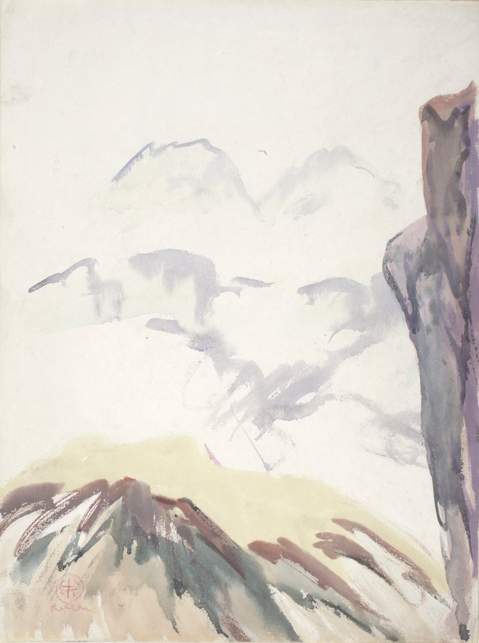 Mountain Study by Henry George Keller