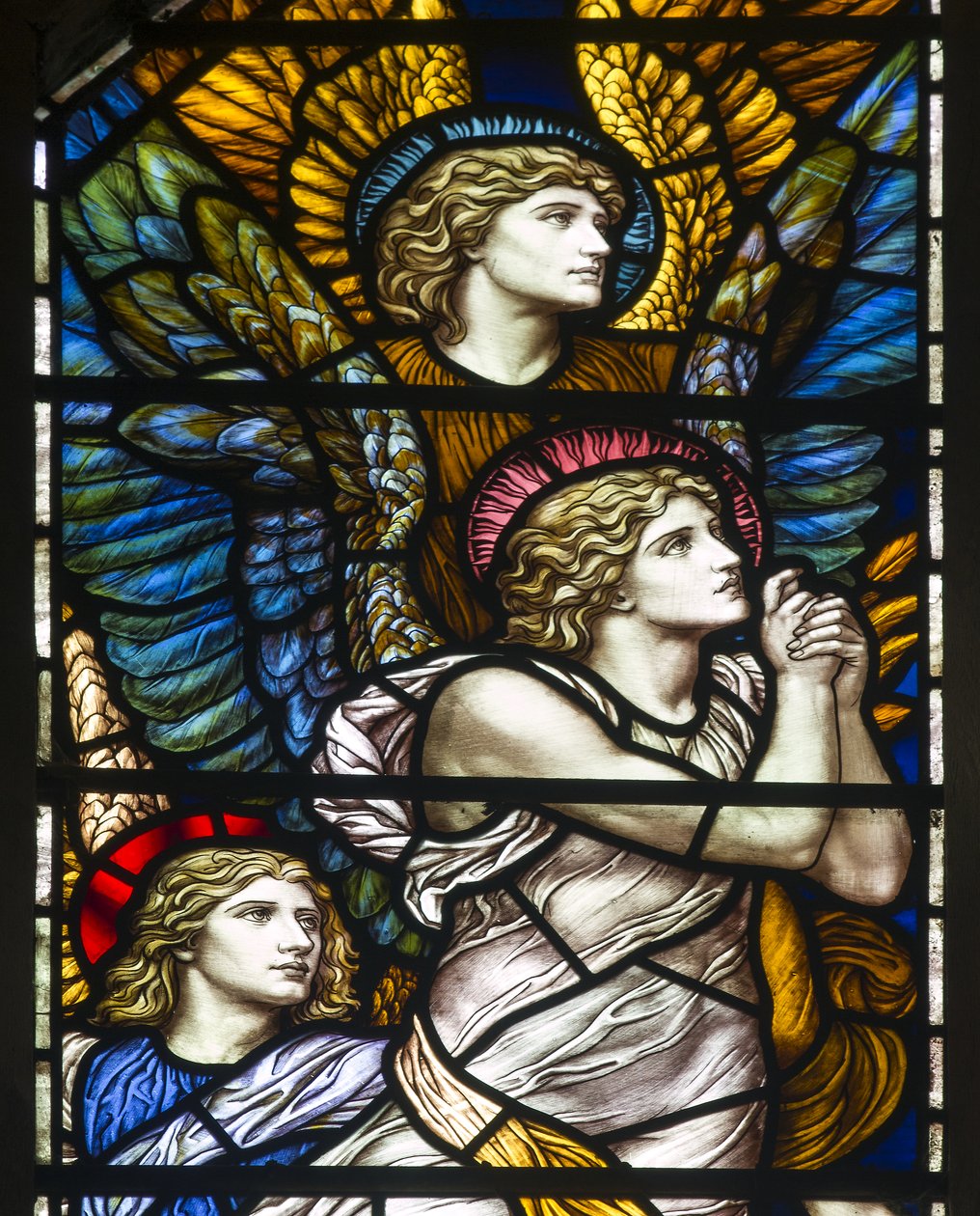 The Barcote Chapel, Praising Angels by Henry Holiday