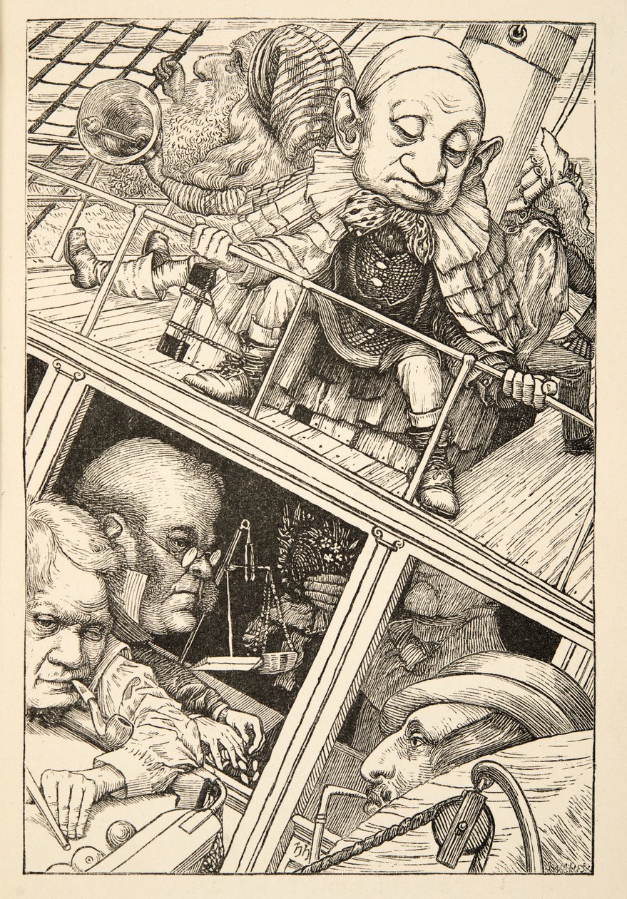 He had wholly forgotten his name, from The Hunting of the Snark, an Agony in Eight Fits, by Lewis Carroll by Henry Holiday
