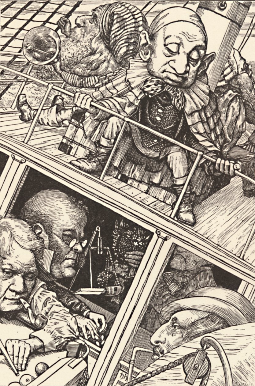 The Crew Was Complete. From The Hunting of the Snark by Lewis Carroll, 1874-1876 by Henry Holiday