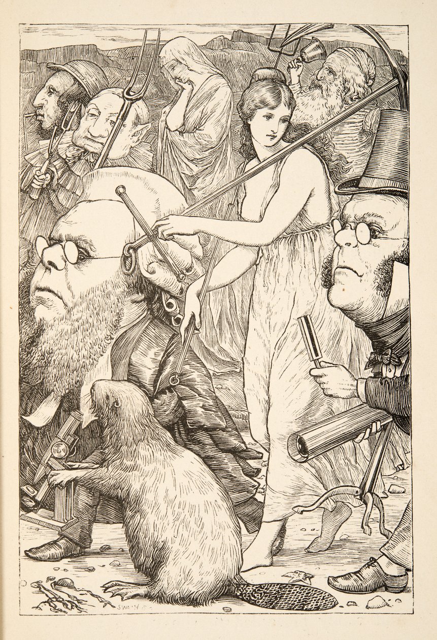 To Pursue it with Forks and Hope, from The Hunting of the Snark, an Agony in Eight Fits, by Lewis Carroll by Henry Holiday