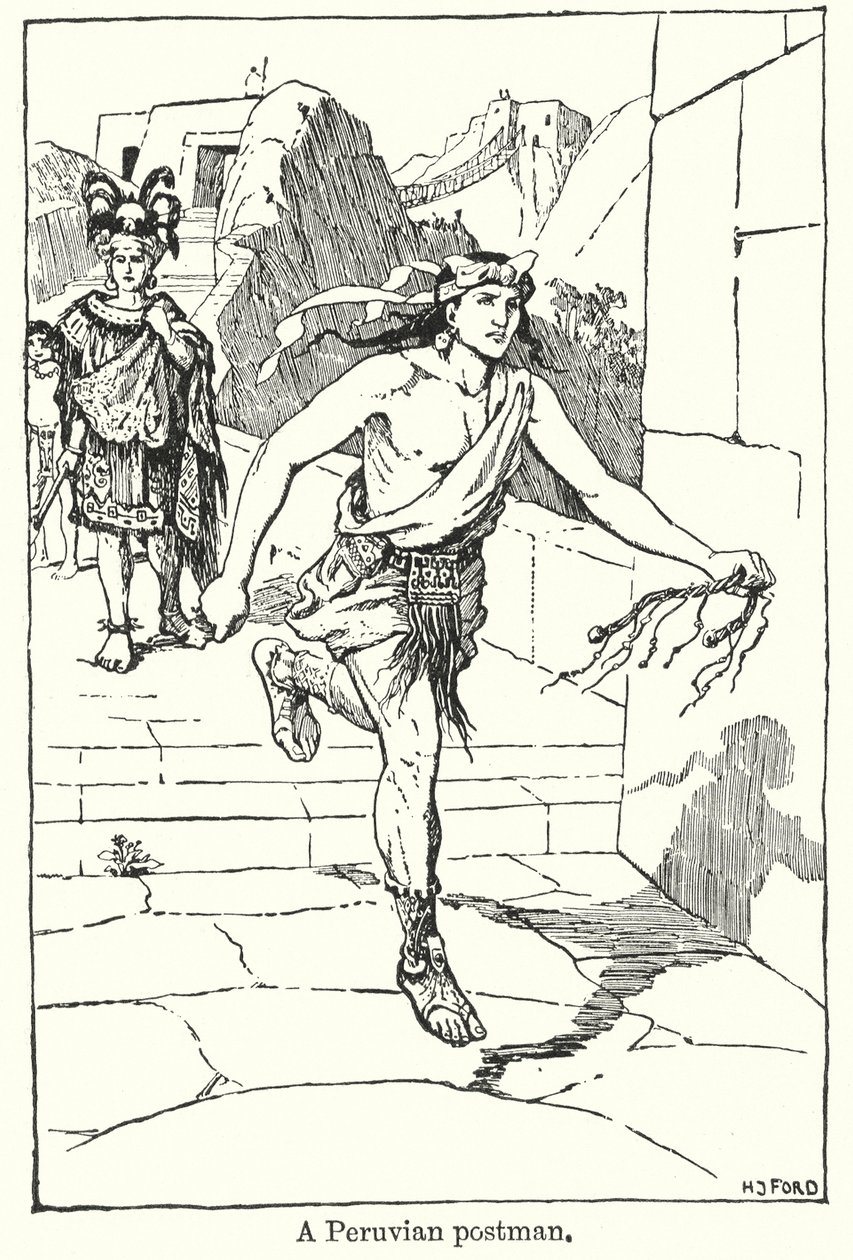 A Peruvian Postman by Henry Justice Ford