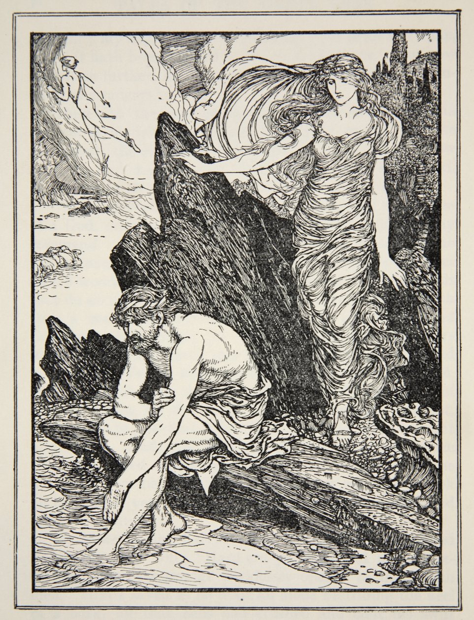Calypso Takes Pity on Ulysses, from 