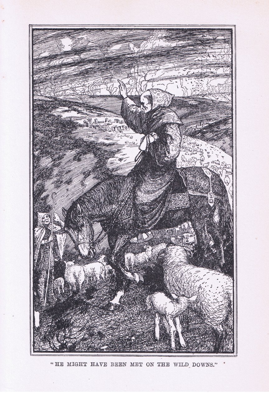 He Might Have Been Met on the Wild Downs by Henry Justice Ford