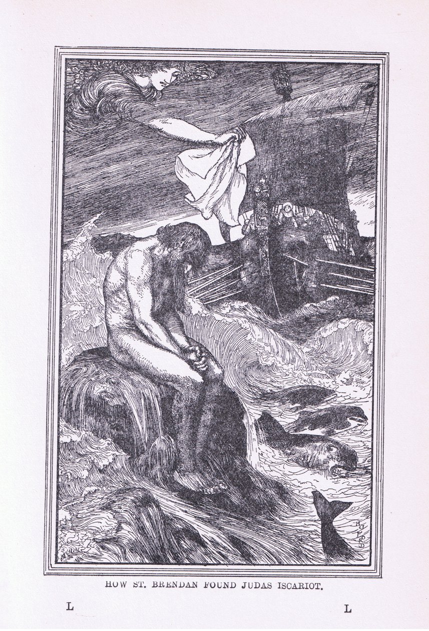 How St Brendan Found Judas Iscariot by Henry Justice Ford