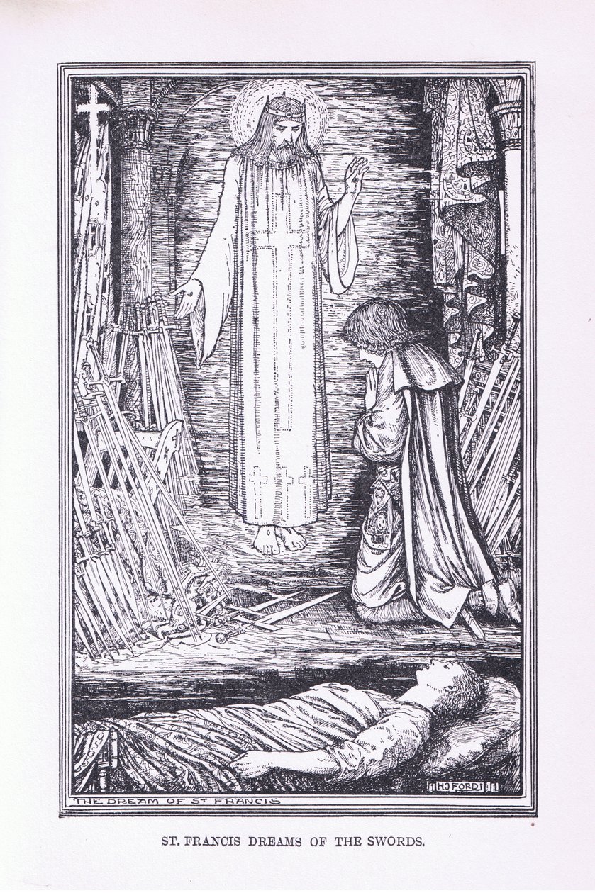 St Francis Dreams of the Swords by Henry Justice Ford