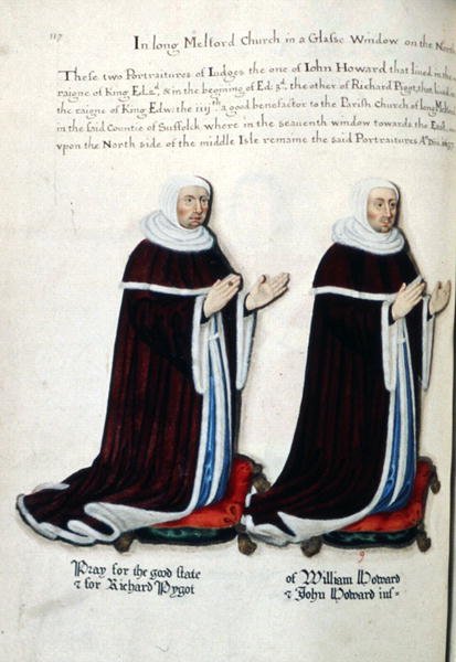 Portraits of Richard Pygot and William Howard by Henry Lilly