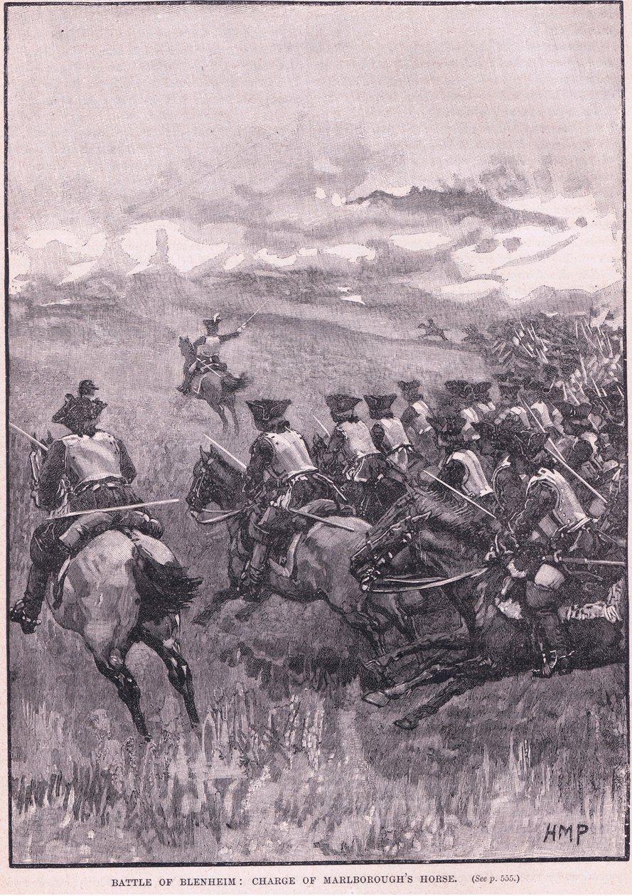 The Battle of Blenheim: Charge by Marlborough