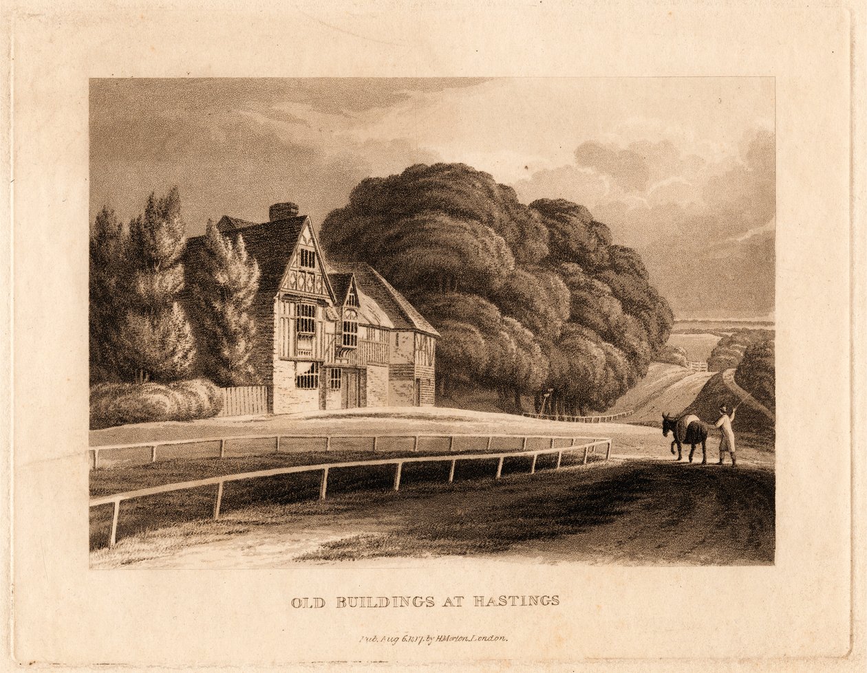 Old Buildings at Hastings by Henry Morton
