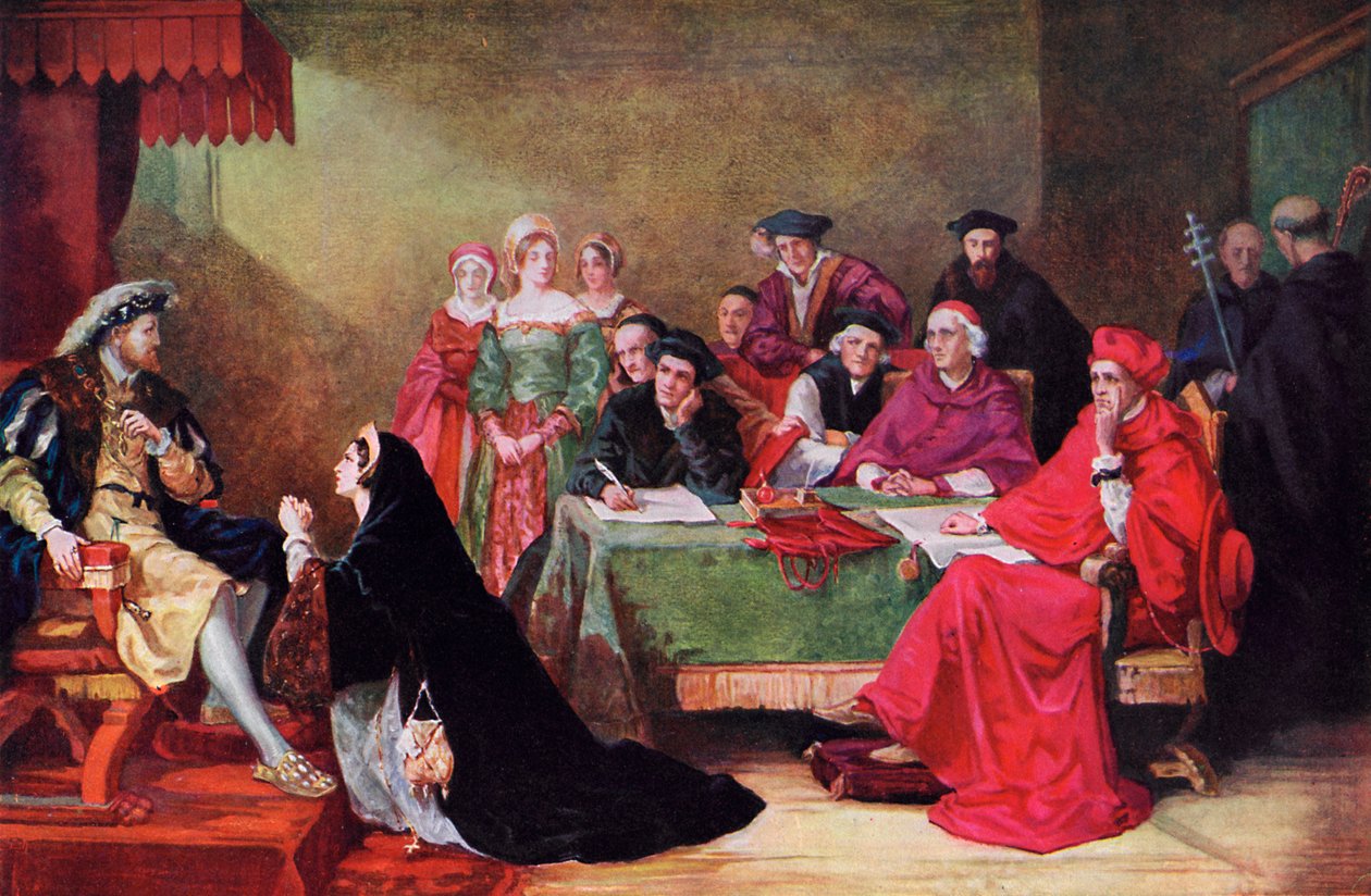 The Trial of Queen Catherine by Henry Nelson O
