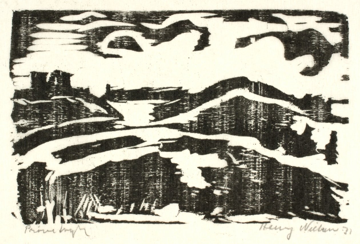 Landscape with Hills by Henry Nielsen