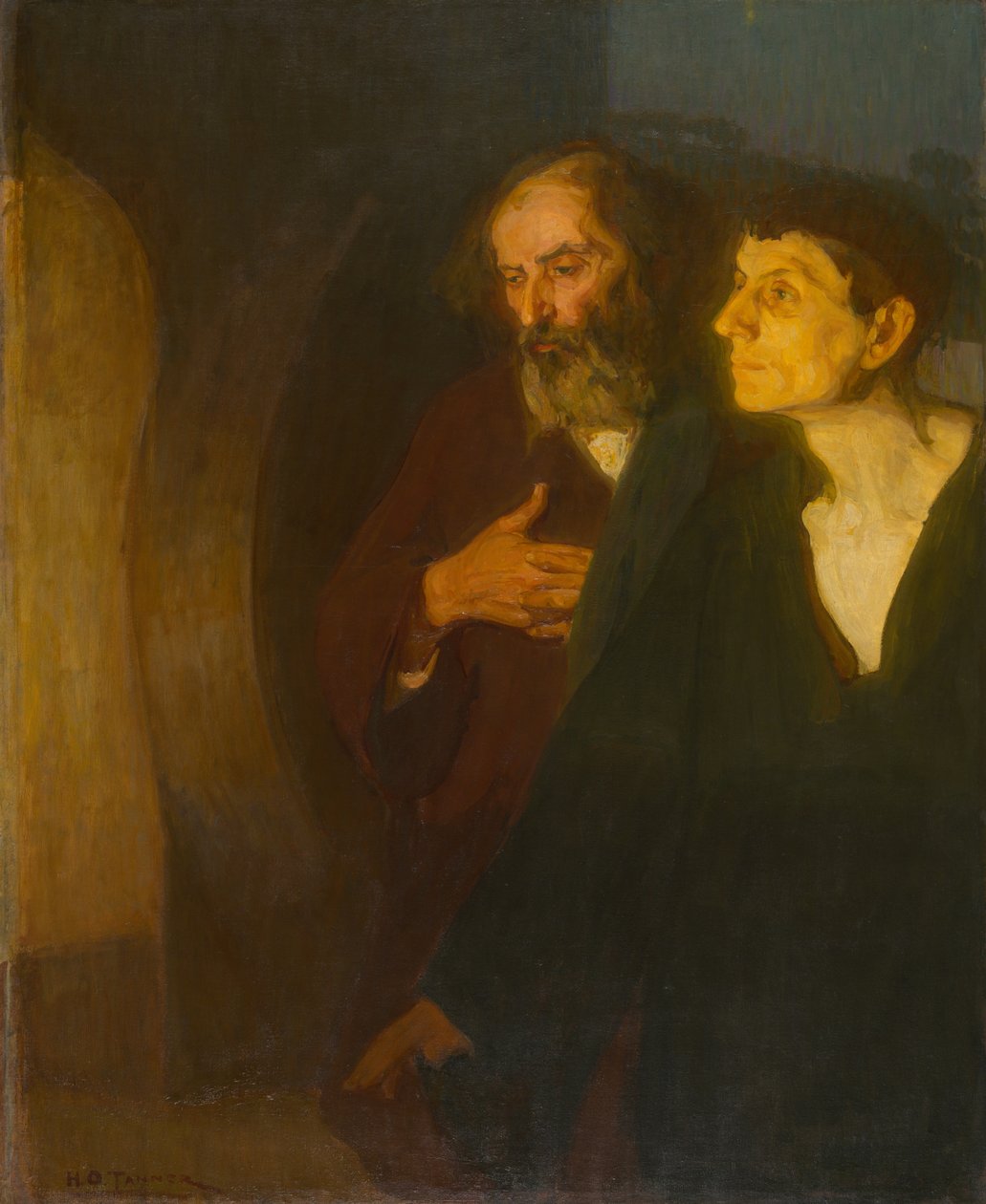 The Two Disciples at the Tomb by Henry Ossawa Tanner