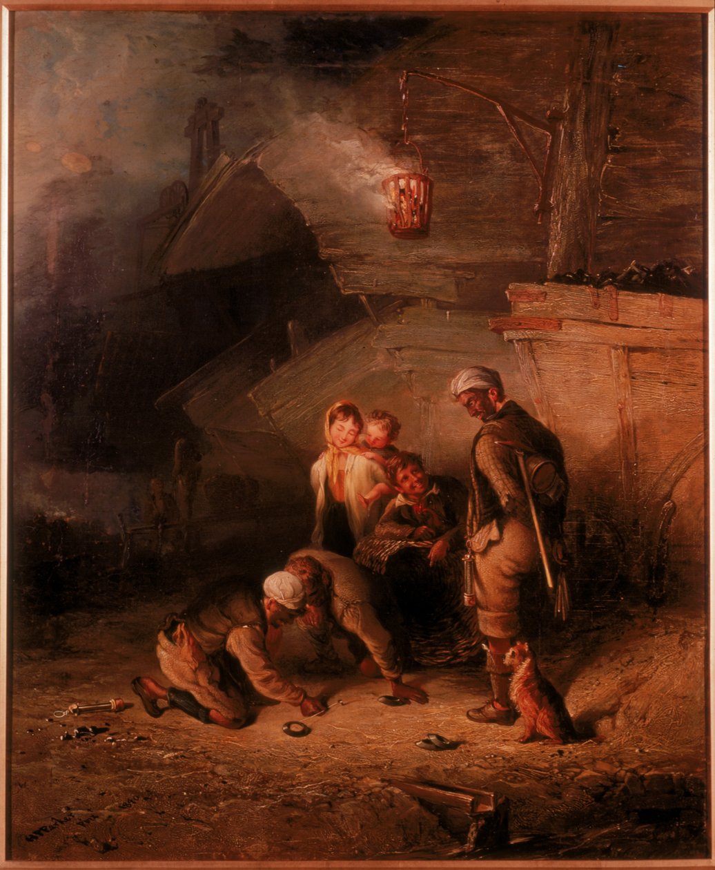 Pitmen Playing Quoits by Henry Perlee Parker