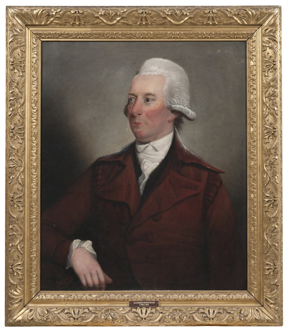 Alexander Baron Seton (1738-1814), Jurist, Landowner, Born in Scotland, Active in Sweden and Scotland, Married to 1. Elizabeth Angus, 2. Anne Innes of Cathlow, Nephew and Adopted by George Seton, Owned Ekolsund 1786-1828 by Henry Raeburn