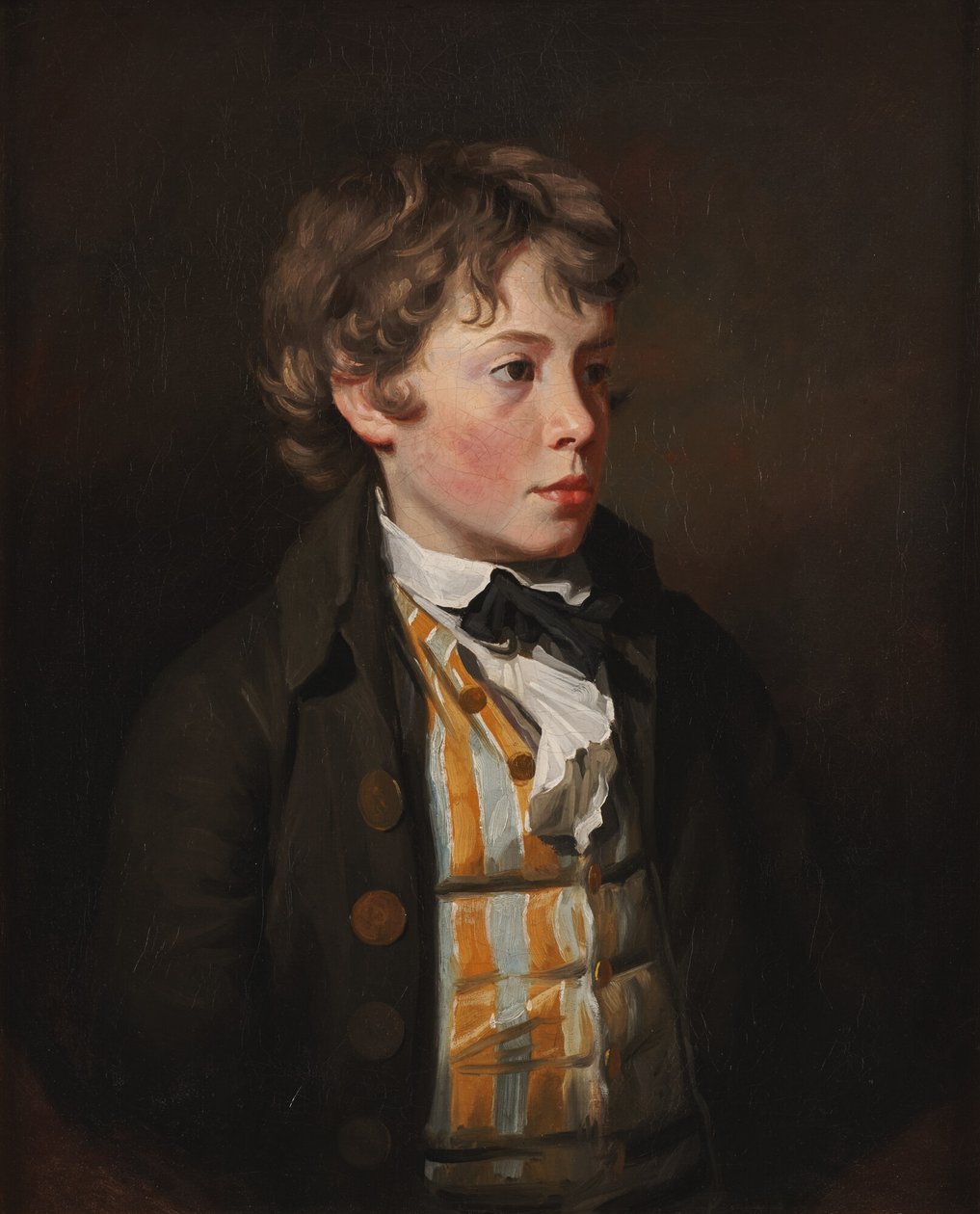 Portrait of a Boy in a Striped Waistcoat by Henry Raeburn