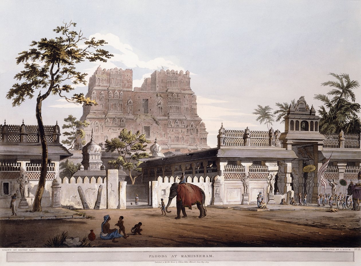 Pagoda at Ramisseram by Henry Salt