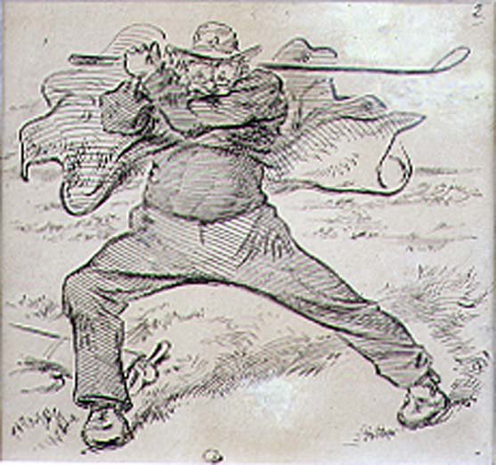 The Chaotic Golfer, illustration from 