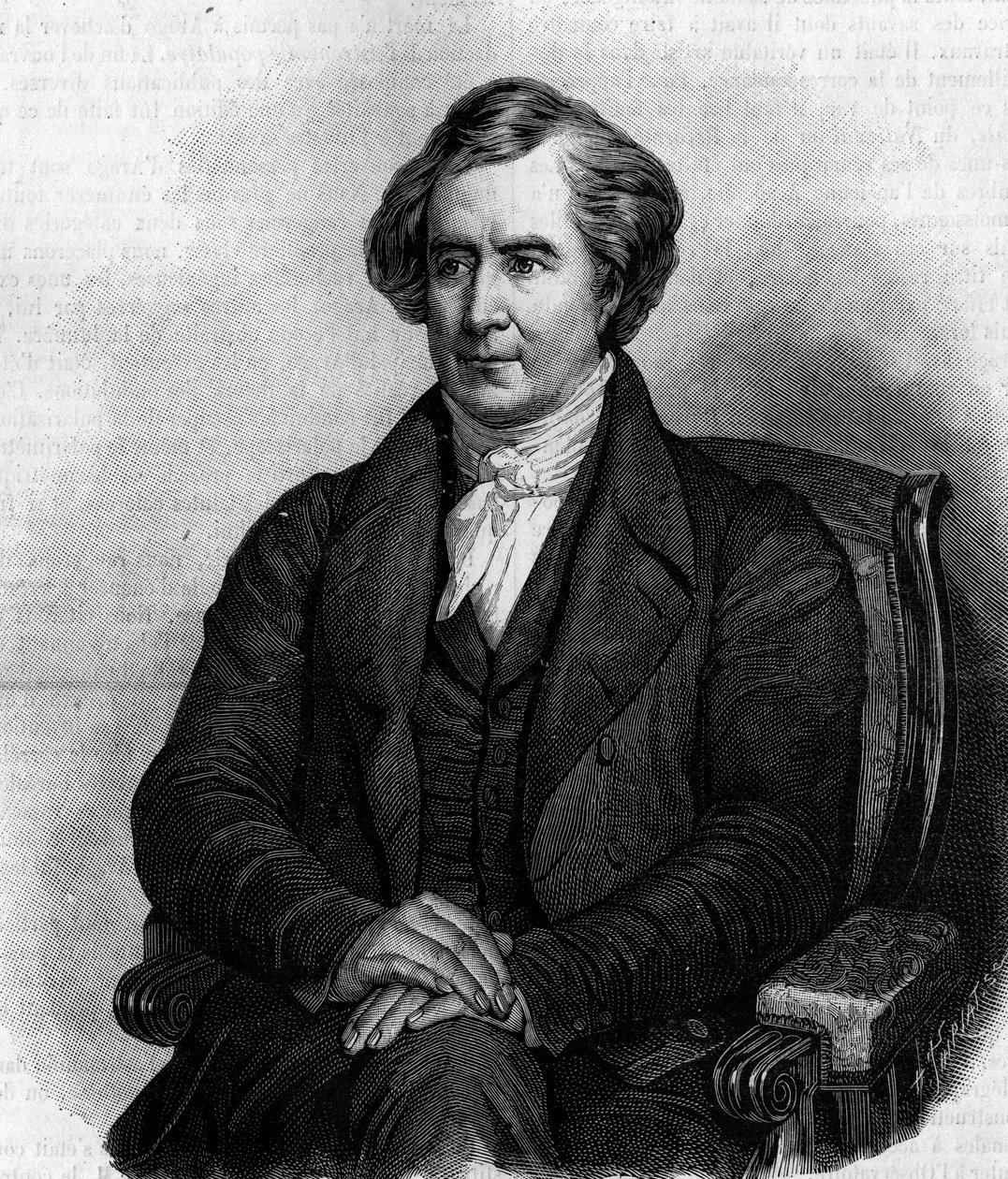 Portrait of Francois Arago, French astronomer, physicist and politician. (From Henri Scheffer