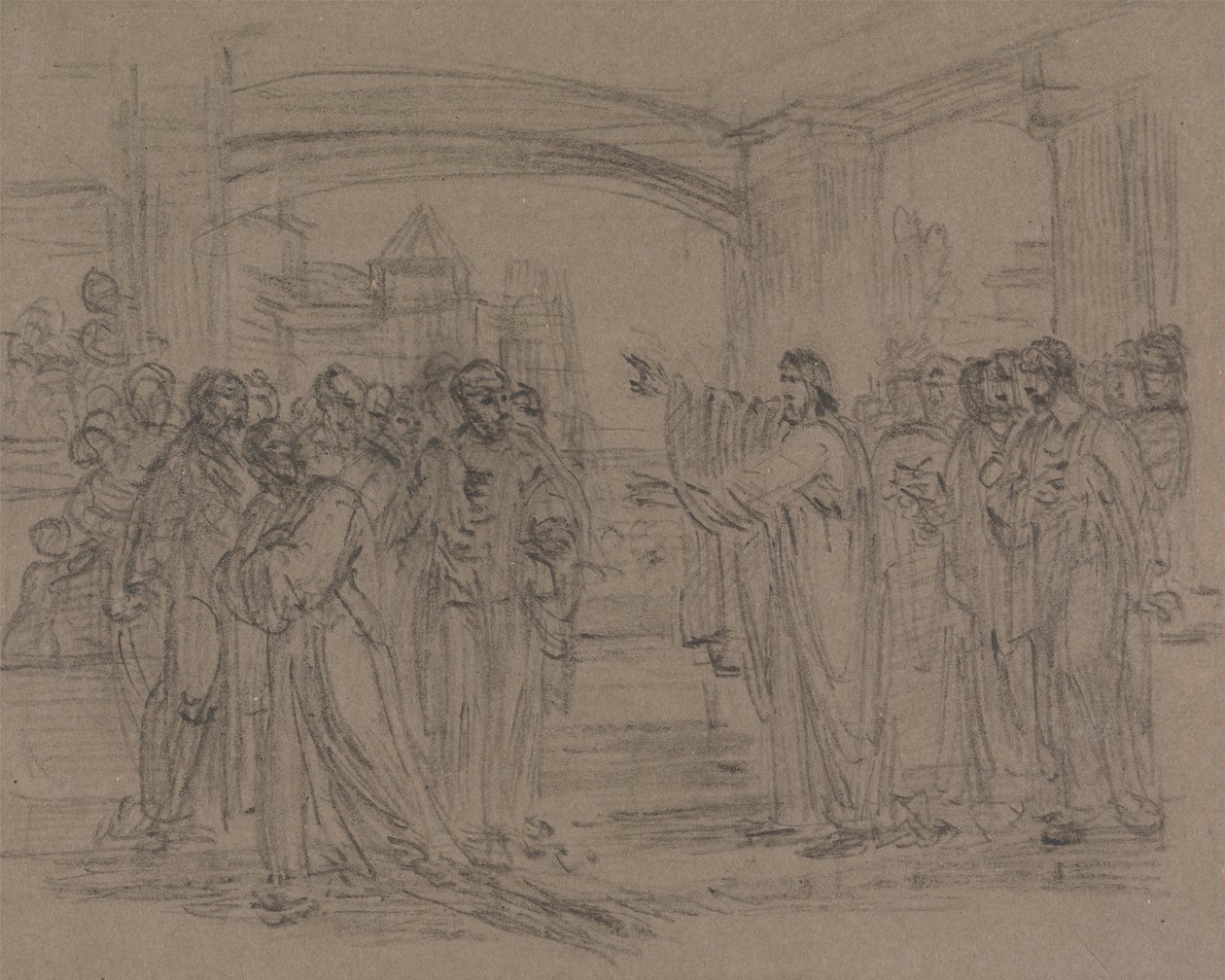 Christ in the Temple by Henry Singleton