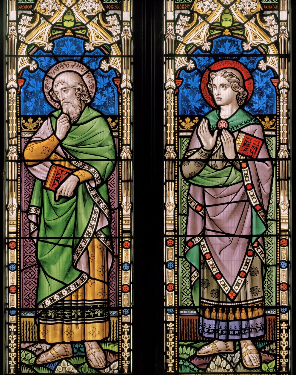 St Luke and St John by Henry Stacey Marks